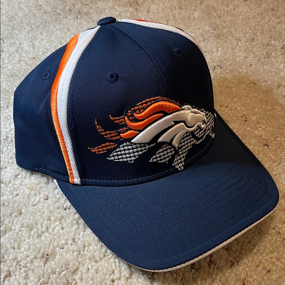 VINTAGE REEBOK DENVER BRONCOS CAP OS ELWAY NIX